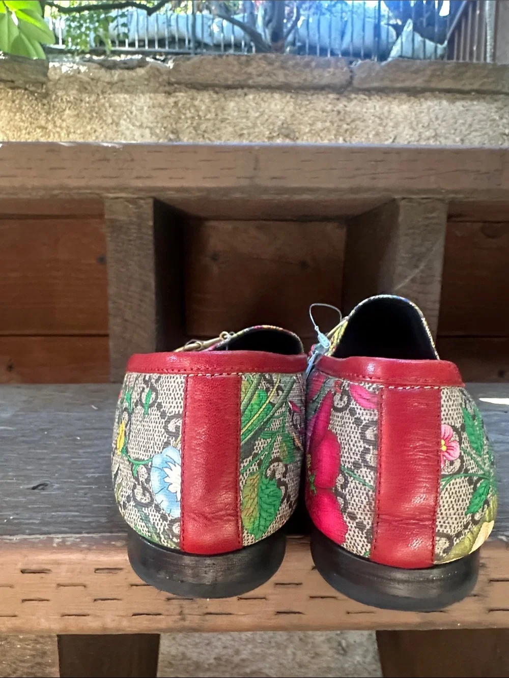Gucci Jordaan Flat Floral Canvas Loafers
